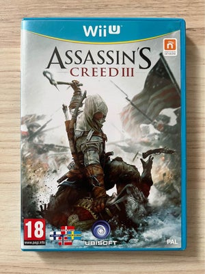 Assassins Creed III, Nintendo Wii U, Spillet er testet og virker som det skal.

Fragt tilbydes +40,-
