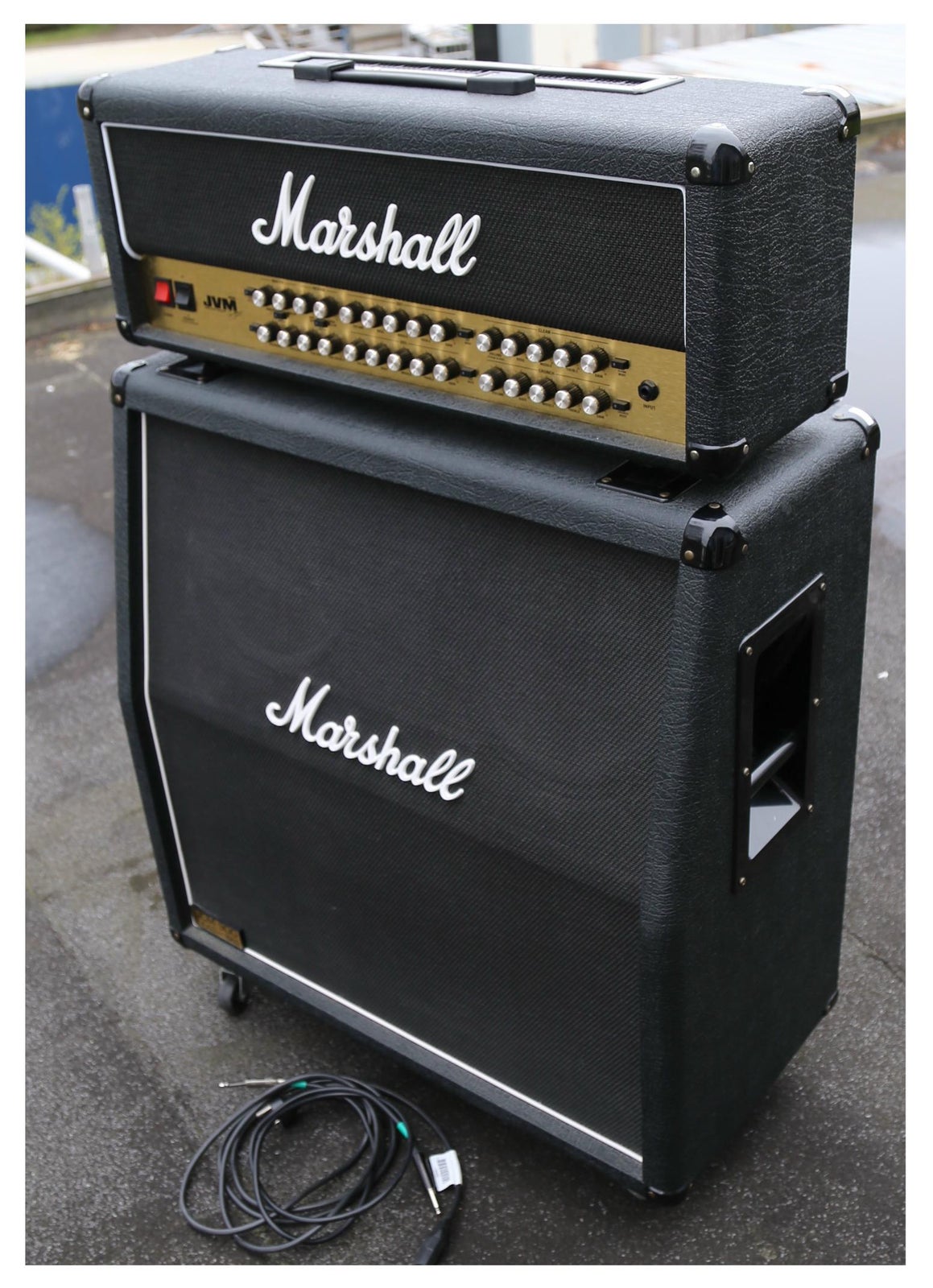 Guitarforstærker, Marshall JVM 410H + kab. JCM1960A, 100 W