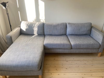Sofa, bomuld, 3 pers. , Ikea, Fin grå sofa. Nogle år gammel og med det slid, det nu medfører. Pænt h