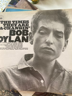Grammofonplader, LP, Bob Dylan: The times they are a-changin’ 
