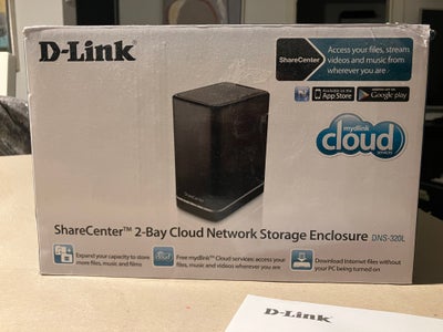 NAS, D-Link, God, D-Link Sharecenter DNS-320L

Boxed D-Link DNS-320L NAS, 100/1000Mbit LAN. Dobbelt 