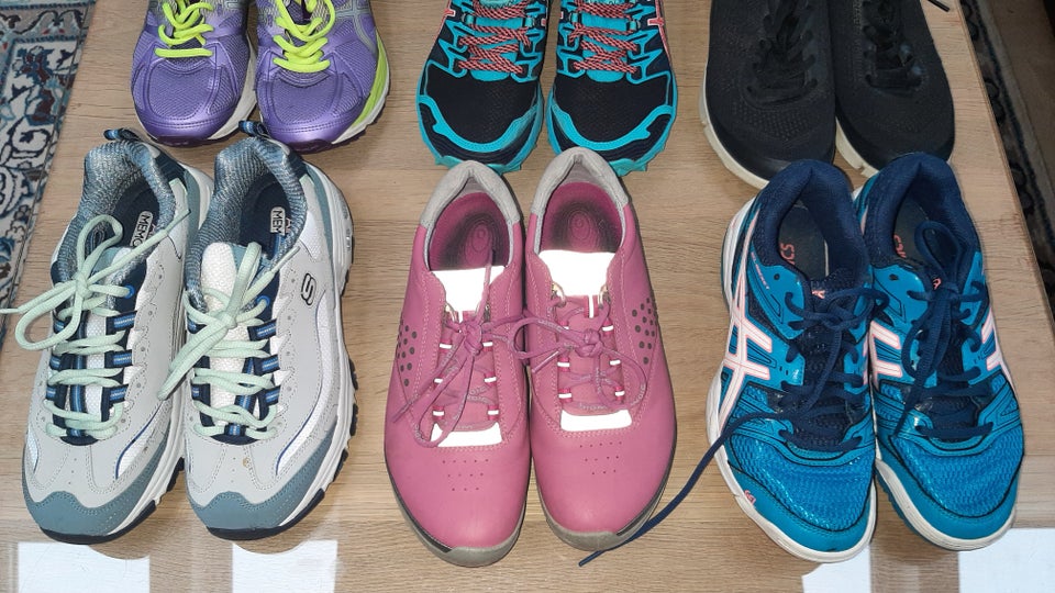 Anden damesko, str. 37, Scechers Asics Ecco