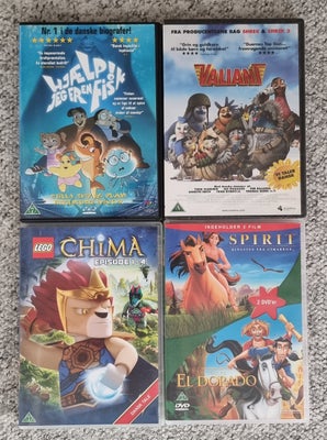 Valiant, Hjælp Jeg Er En Fisk, LEGO Chima, DVD, andet, Valiant
Hjælp Jeg Er En Fisk,
Spirit SOLGT
LE