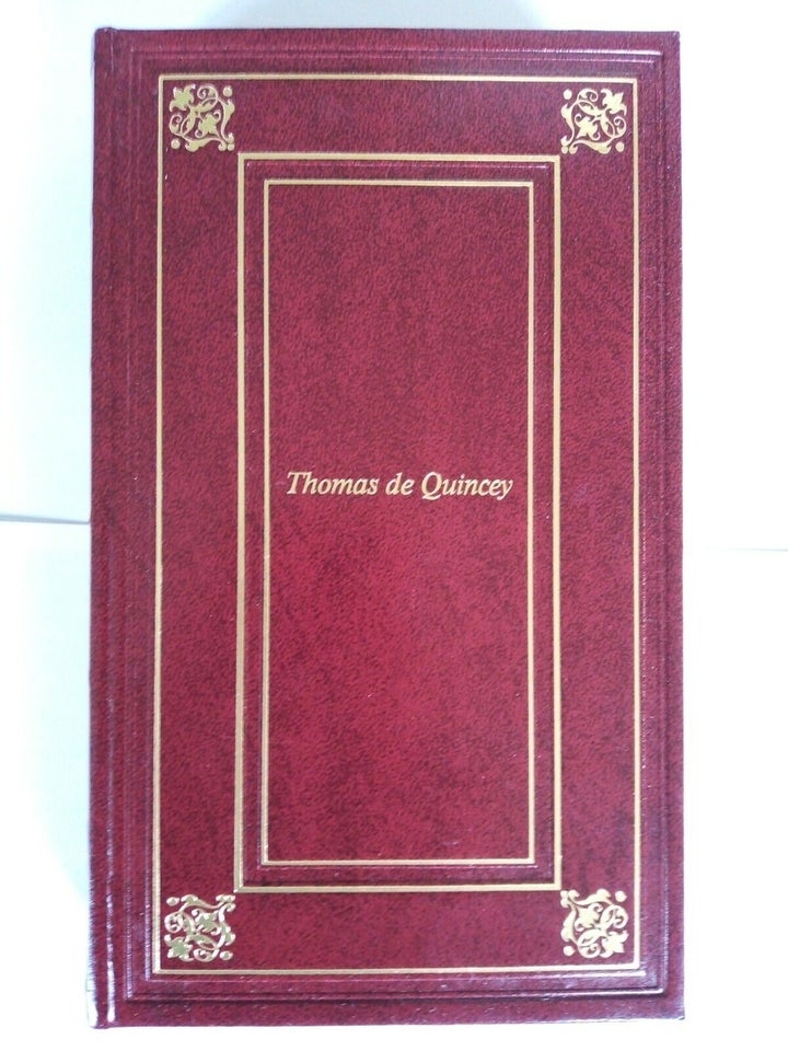 En Opiumsdranker, Thomas de Quincey, genre: roman