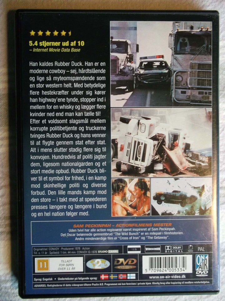 Convoy, instruktør Sam Peckinpah, DVD