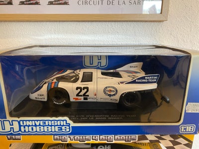 Modelbil, UH Universal Hobbies Porsche 917k Le Mans vinder 1971, skala 1/18, Sælges Universal Hobbie