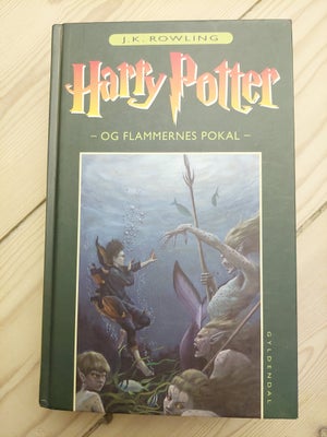 Harry Potter og Flammernes pokal, J.K. Rowling, genre: fantasy, Hardback udgave (2.udgave 12. oplag)