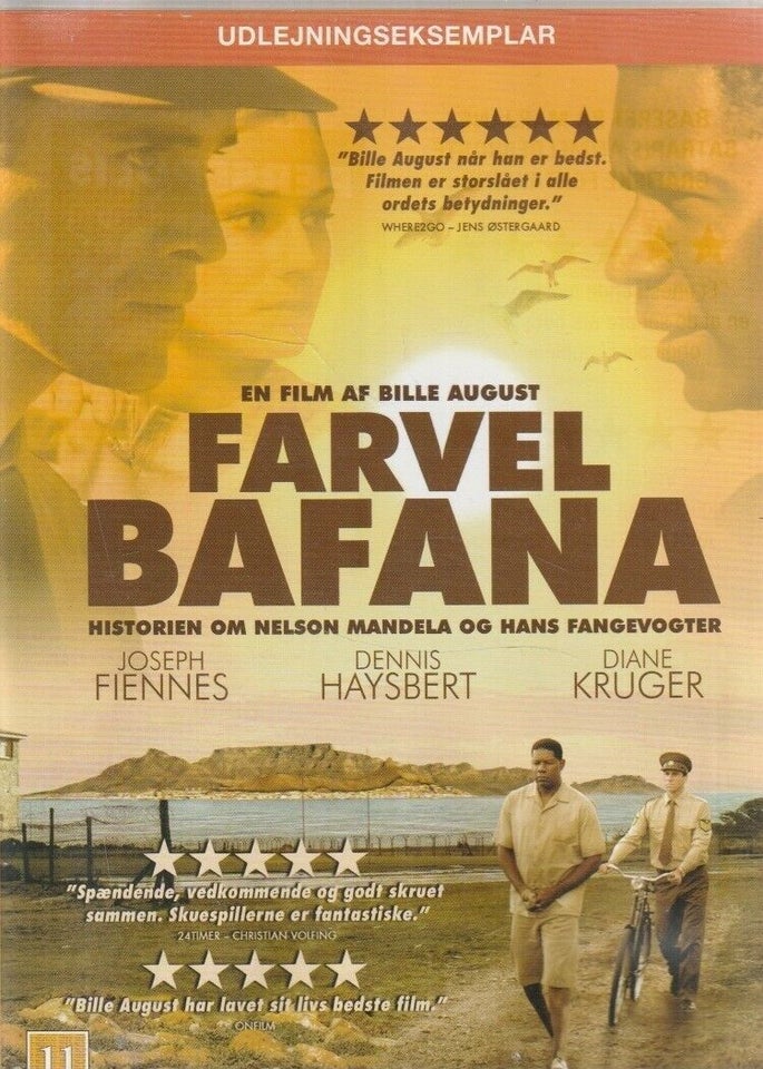 Farvel Bafana, instruktør Bille August, DVD