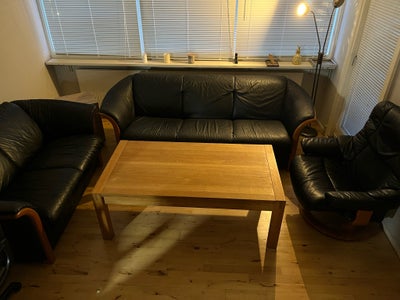 Sofagruppe, læder, anden størrelse , Ekornes, Ekornes stressless Reno Paloma læder stol, 2 & 3 perso