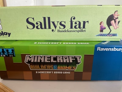 Minecraft & Sallys far brætspil, Spil som hele familien kan være med på , brætspil, To spil mig og m