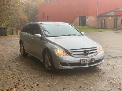 Mercedes R320, 3,0 CDi aut. 4Matic lang, Diesel, 4x4, aut. 2007, km 430000, sølvmetal, træk, klimaan