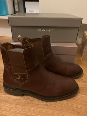 Støvletter, str. 37, Gant,  Brun,  Næsten som ny, Super fede brune Gant støvletter i str 37 sælges. 