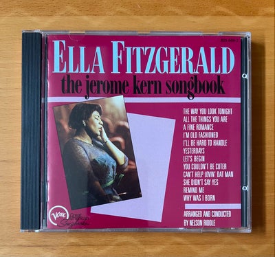 Ella Fitzgerald: The Jerome Kern Songbook, jazz, Meget pæn stand.