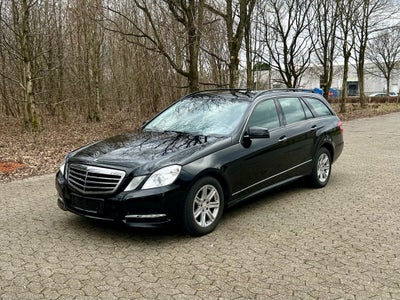 Mercedes E200, 2,2 CDi Elegance stc. aut. BE, Diesel, 2011, sort, nysynet, 5-dørs, st. car., Jeg sæl