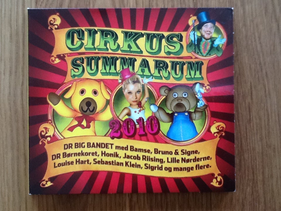 Diverse; Louise Hart m.fl.: Cirkus Summarum 2010, børne-CD – – Køb Salg af og Brugt