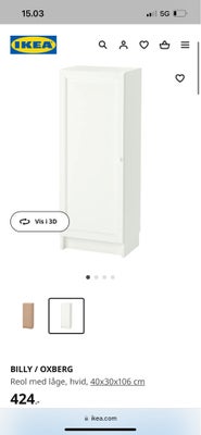Andet skab, Ikea, Fire ikea skabe, se mål på sidste billede. 
De er brugte og har et par brugsspor, 