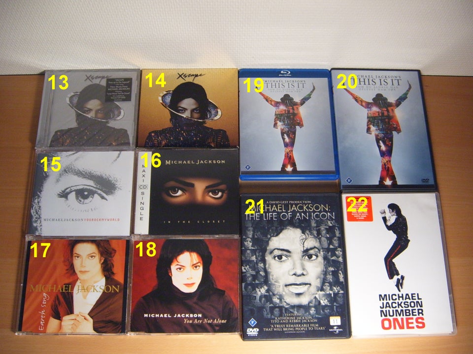 Michael Jackson: 21 Titler, pop