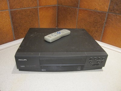 VHS videomaskine, Philips, VR-231, Perfekt, 
- Incl. fjernbetjening,
- Fin stand !
- Hi-Fi stereo,
-