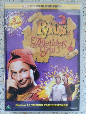 Pyrus Alletiders Jul med 3 DvD som ny, DVD, eventyr, Fremstår som ny, kan sendes med dao køber betal