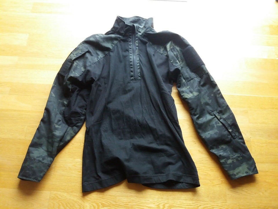 Andet, UR-Tactical combat shirt. Multicam Black. S/L,