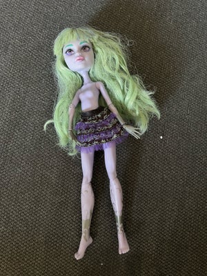 Barbie, Dukke, Mattel Monster High 13 wishes Twyla dukke 
Desværre er det eneste originale tilbehør 