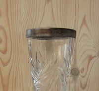 Vase, krystalglas, 100 år gl.