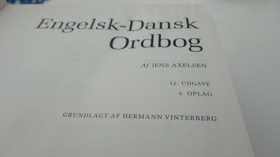 Dansk-engelsk. Engelsk-dansk, Gyldendals Røde Ordbøger