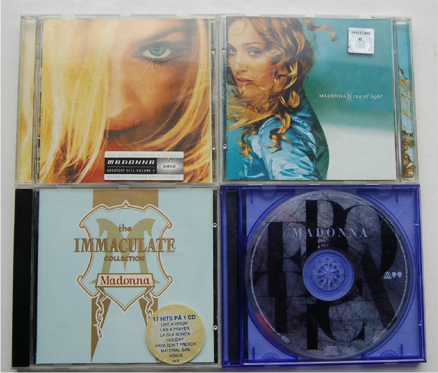 MADONNA: 4 CD sælges samlet, pop