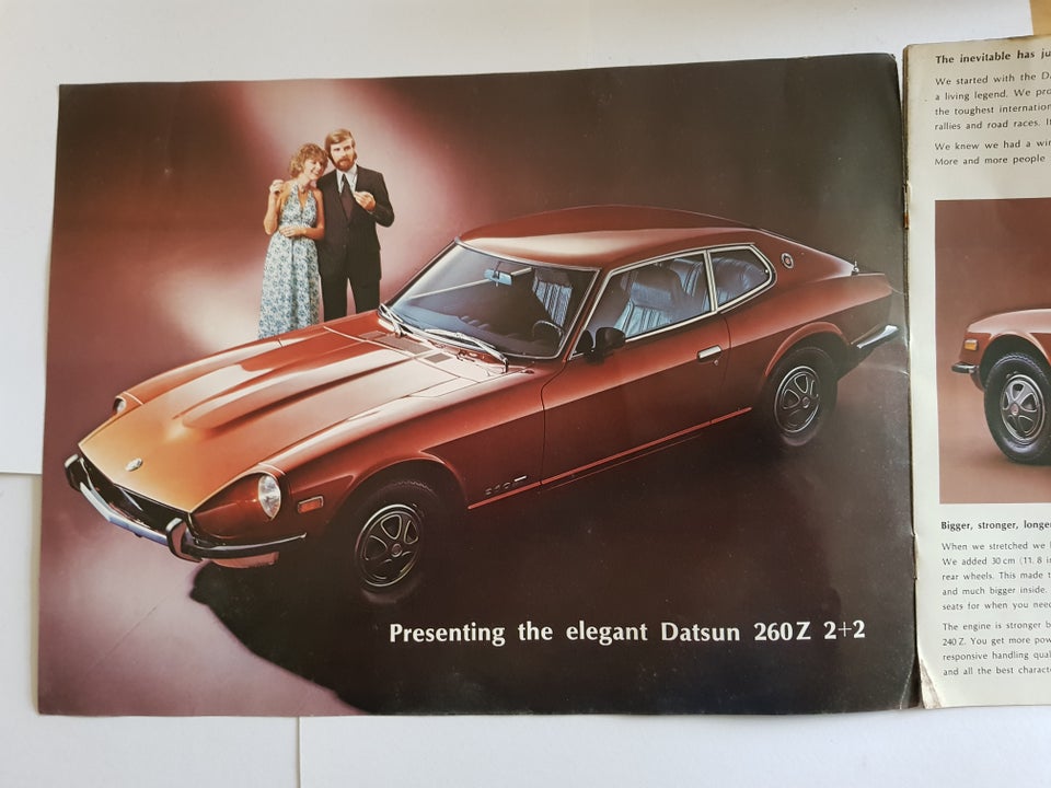 Bil salgsbrochure, 1974 Datsun 260Z 2+2