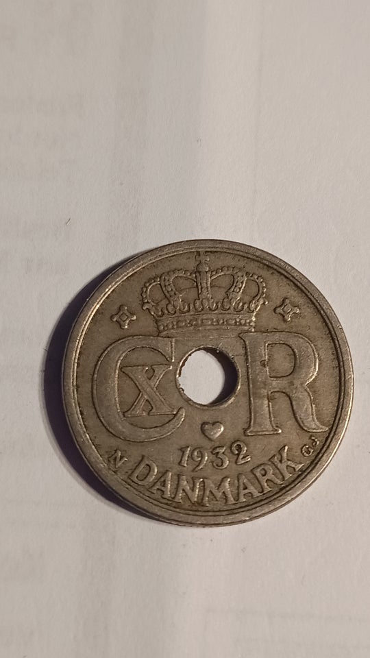 Danmark, mønter, 25 øre