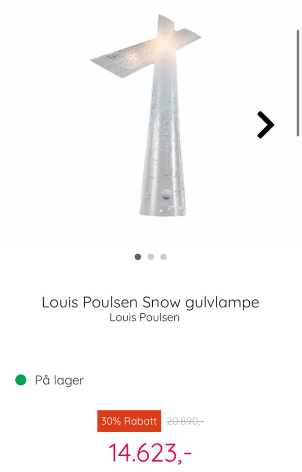 Gulvlampe, Louise Campbell for Louis Poulsen