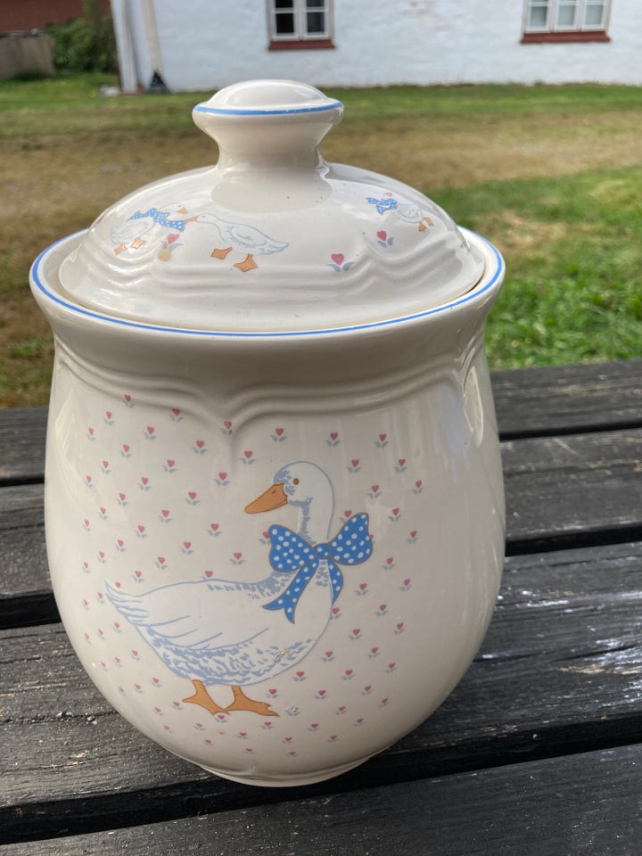 Porcelæn, Krukke med låg, Brick oven - Aunt Rhody