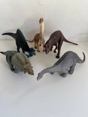 Dyr, Dinosaurer , Schleich, 5 farlige dino’er
Sælges samlet 