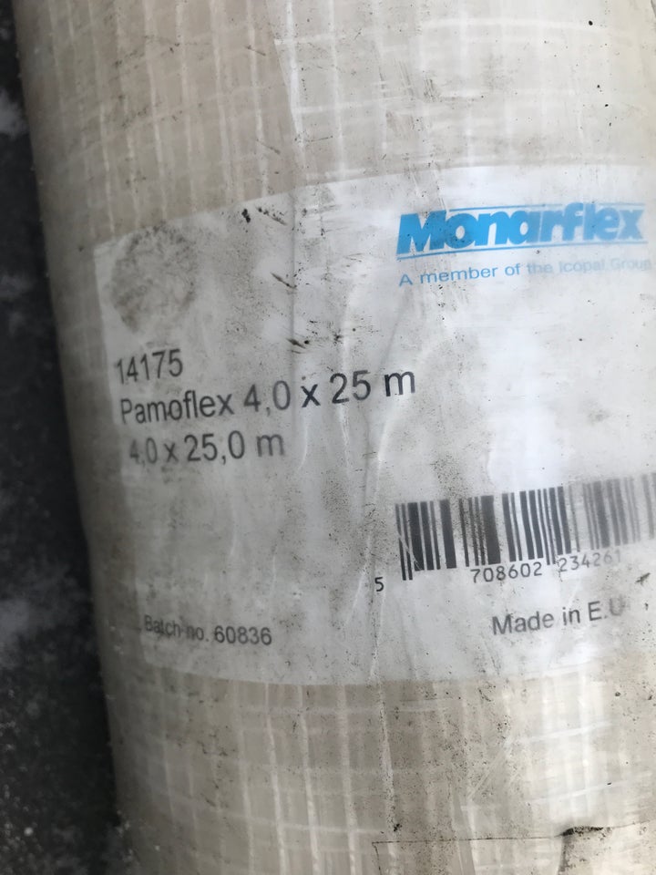 Moraflex undertag , Moraflex , b: 4m l: 25 m