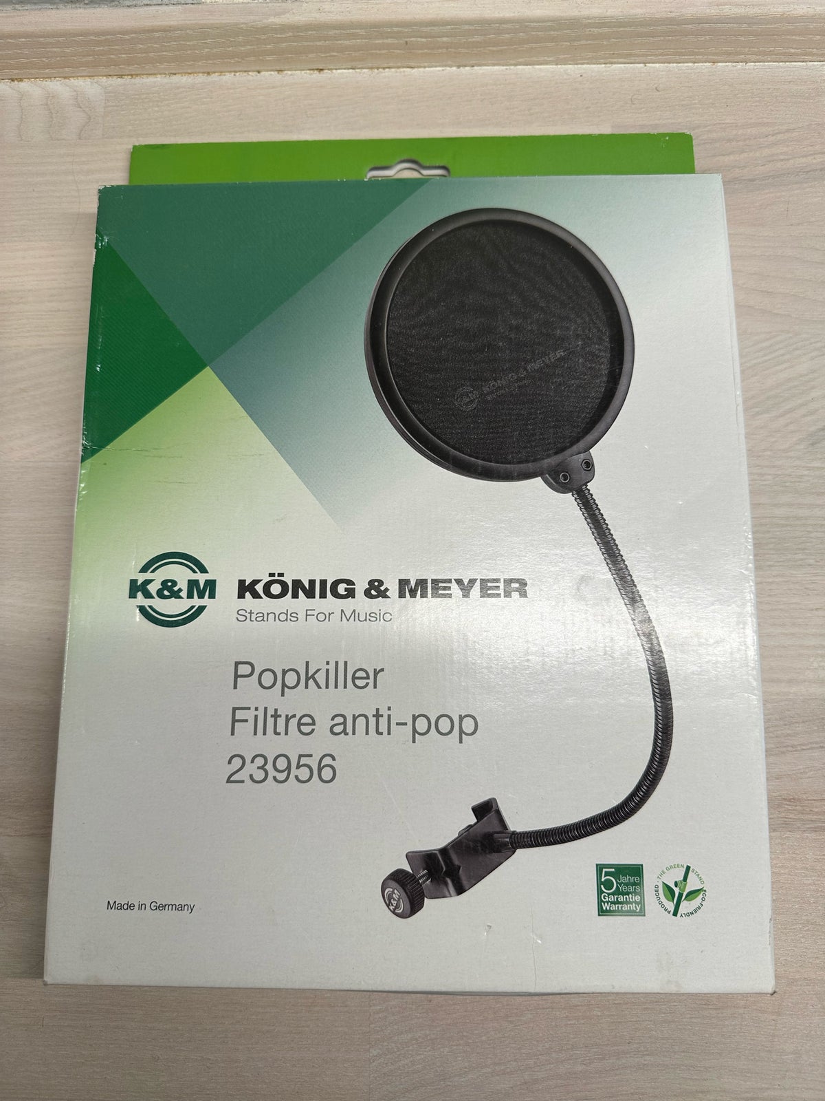 Mikrofon/mic, sound shield og popfilter/killer, Apogee