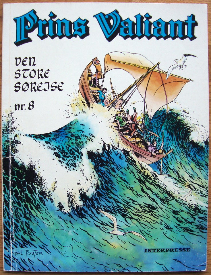 Prins Valiant 8 , Den store sørejse, Hal Foster