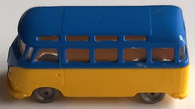 Modelbus, LEDO Samba Bus, skala H0, Rigtig flot intakt Lego VW Samba bus i gul og blå i str. 1:87. P