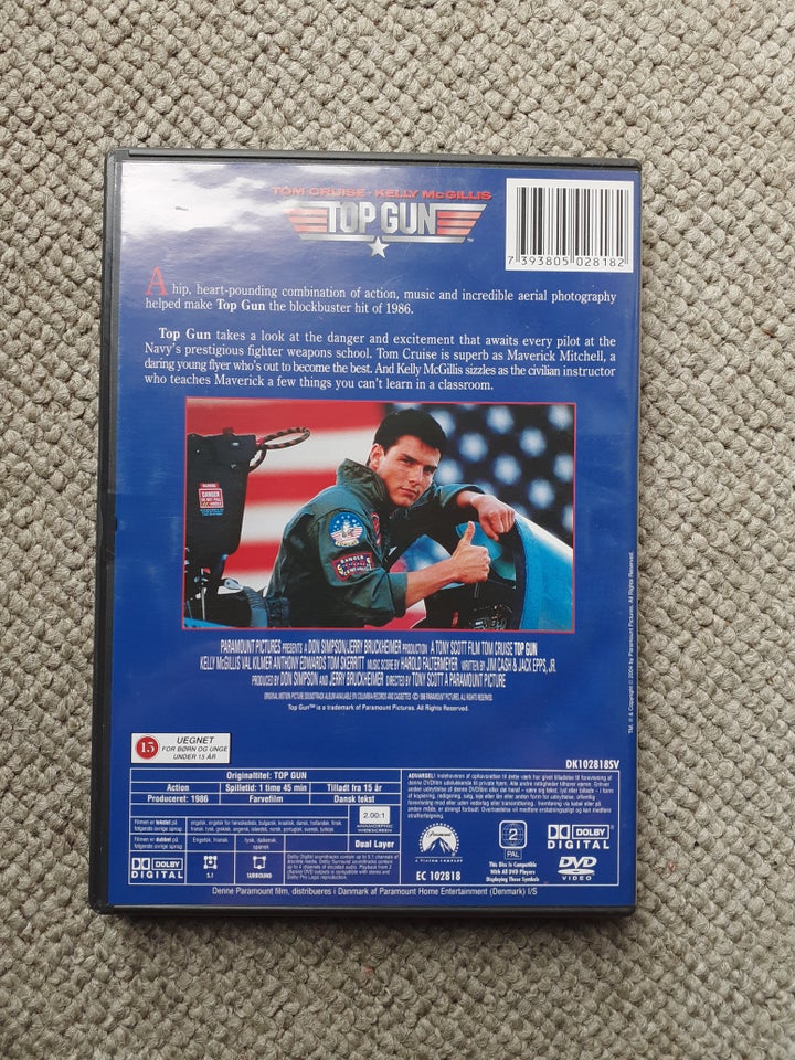 Dvd 06 top gun, DVD, action