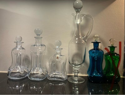 Glas, Karafler og Klukflasker fra Holmegaard, Karafler og Klukflasker fra Holmegaard

Alle i super f