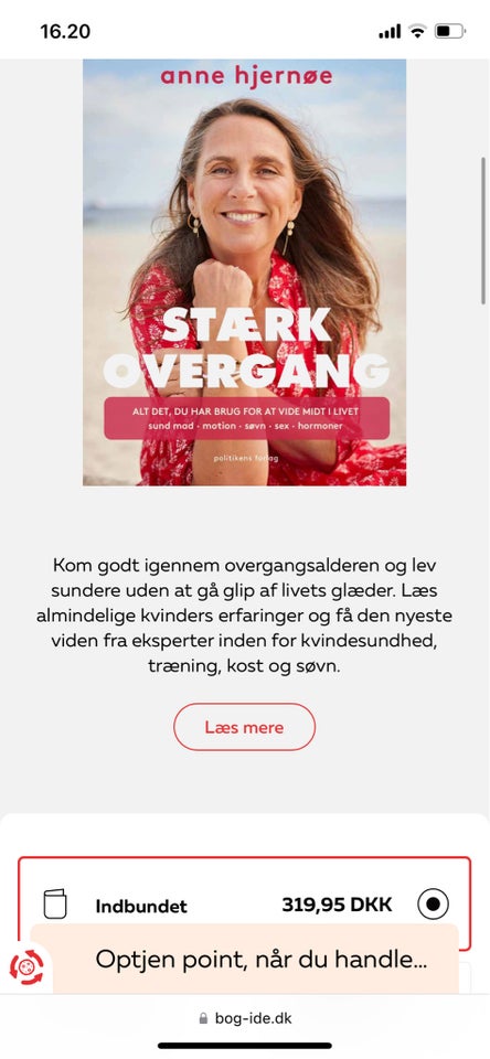 Stærk overgang , Anne Hjernøe, anden bog