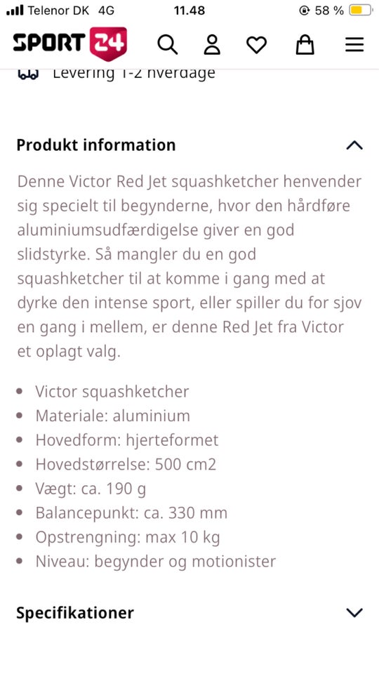 Squashketsjer, Victor