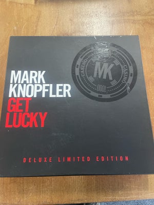LP, Mark Knopfler, Get Lucky, Rock, 2LP, 2CD, 2DVD, Koncertbillet, sanghæfte, 3 jetoner