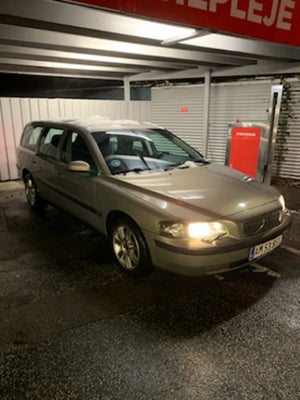 Volvo V70, 2,4 170 Business, Benzin, 2003, km 436000, champagnemetal, 5-dørs, st. car., 17" alufælge