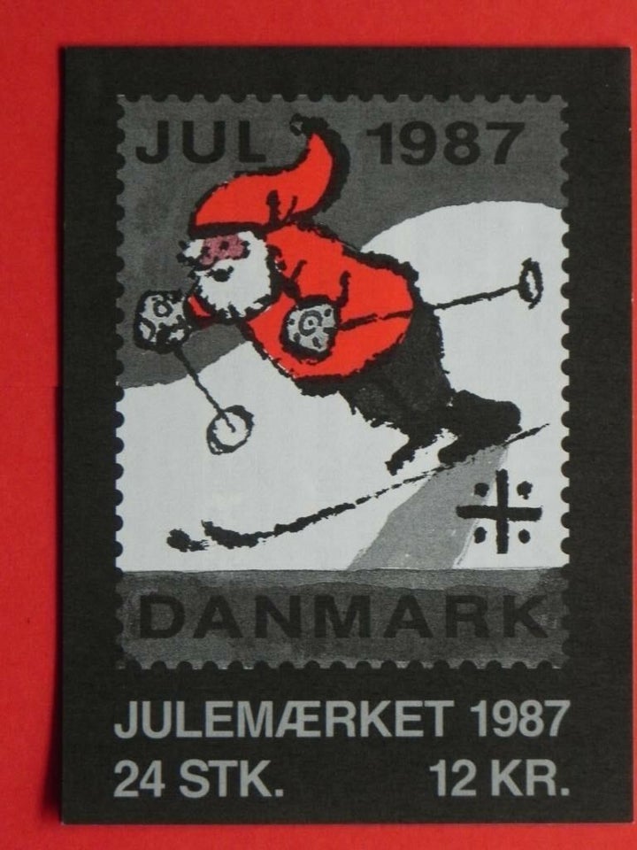 Danmark, postfrisk, Julemærkehefte 1987.