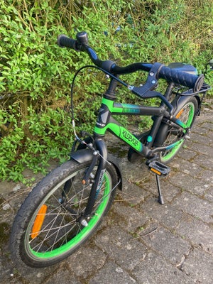 Drengecykel, mountainbike, Kildemoes, 18 tommer hjul, 1 gear, Fin og velholdt Kildemoes cykel i sort