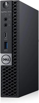 Dell, Optiplex 7070, 24 GB ram, 2000 GB harddisk, Perfekt, Super fed mini pc med I7-9700T CPU - 2 GH