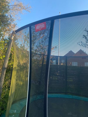Trampolin, BERG deluxe sikkerhedsnet til trampolin 380 cm, Købt for 2499 kr i 2020. Brugt meget spar
