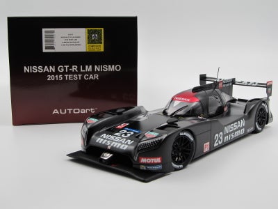 Modelbil, AUTOart - Nissan GT-R LM Nismo, skala 1:18, 2015 Nissan GT-R LM Nismo 1:18

Le Mans Testbi