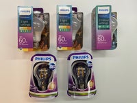 LED, Philips LED pære 2 som har 3 forskellige lystrin o