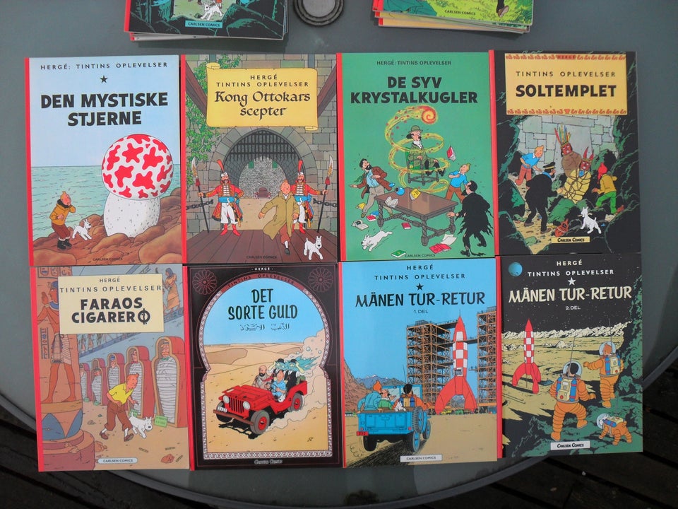 TINTIN NR. 1-23 KOMPLET, HERGE, Tegneserie